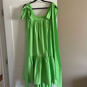 Christopher John Rogers lime green dress. Size Medium. NWT